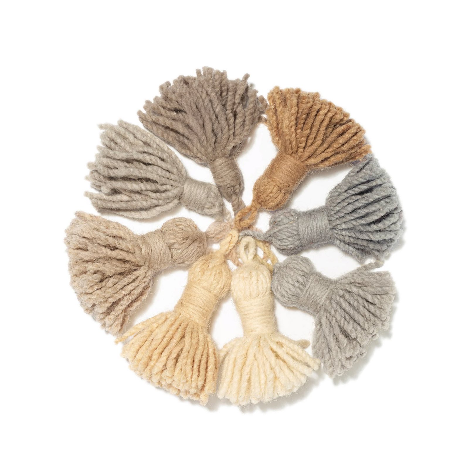 Pom Swatch Rug Soft Neutral Pom-Pom Swatch Bundle Handmade Moroccan Rugs - BerberKnots ...